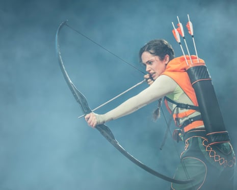 The Hunger Games: On Stage review thundering fight to the death in a dazzling dystopia | Theatre | The Guardian The Hunger Games: On Stage review thundering fight to the death in a dazzling dystopia | Theatre | The Guardian