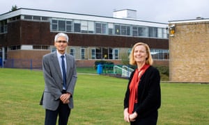 Sackville’s deputy headteacher, Adrian De Souza, and head of sixth form, Helen Valentine