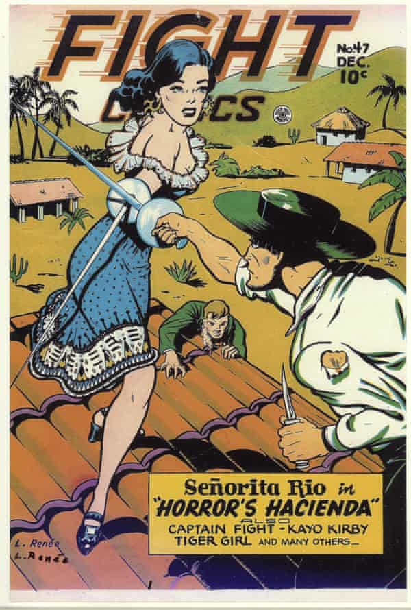 Lily Renée - Señorita Rio comic strip from Fight Comics December 1944