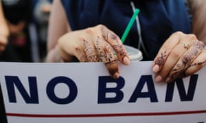 Of the more than 33,176 visa applications from countries covered by the ban, about 2% were granted waivers from December 2017 to 31 May 2018. 3293.jpg?width=300&quality=85&auto=forma