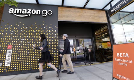 The Amazon Go store in Seattle.