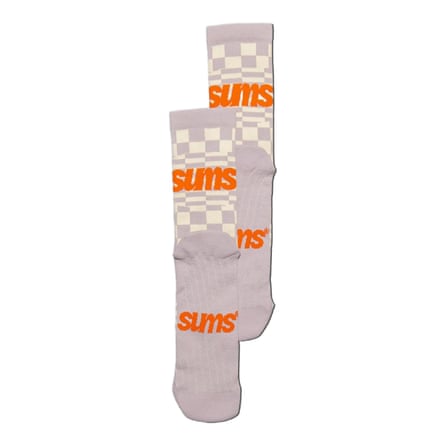 Sums Club Checkers socks
