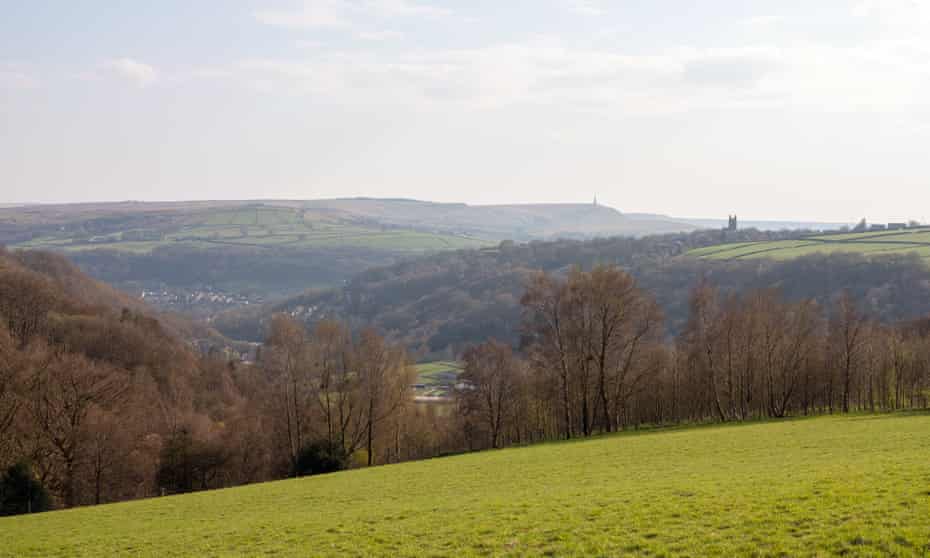 The tranquil view over the Calder valley.