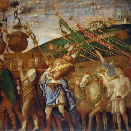 Treasure … Triumph of Caesar: The Vase Bearers, c. 1484-92 by Andrea Mantegna.