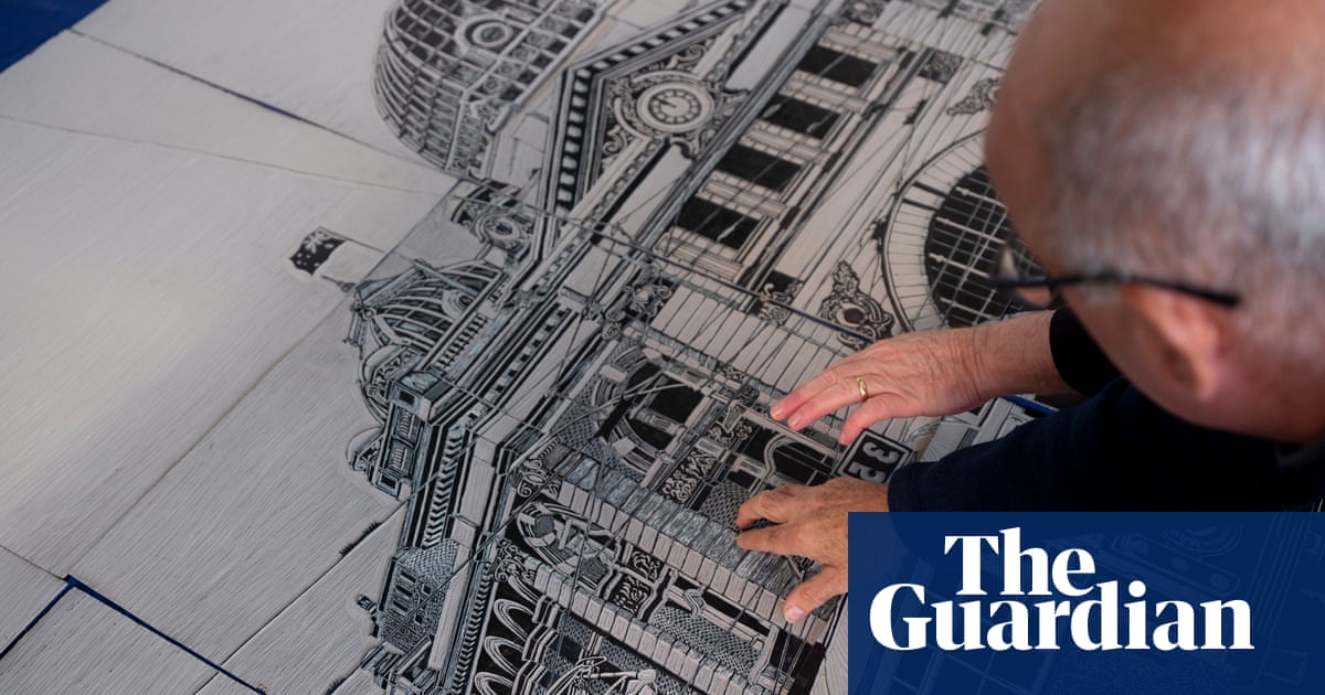 ‘It had to be perfect’: the deafblind artist making meticulously detailed carvings of Melbourne