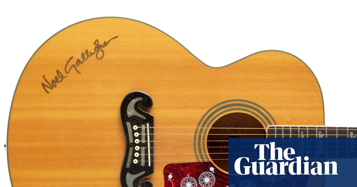 Some might pay: Noel Gallagher guitar used to write Oasis’s second album to be auctioned