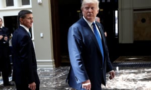Flynn and Trump in Washington in 2016.