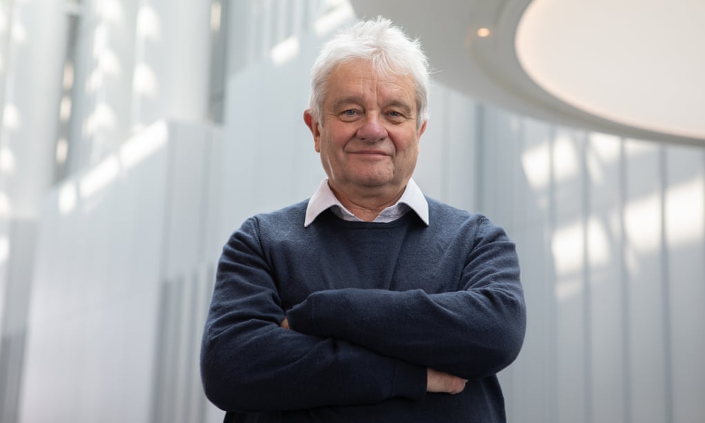 Paul Nurse photographed at the Francis Crick Institute, of which he is director, in London this month.