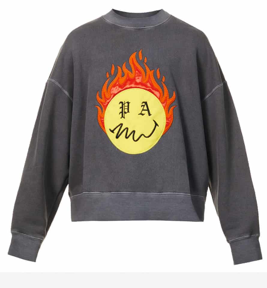 Flaming Smiley sweatshirt