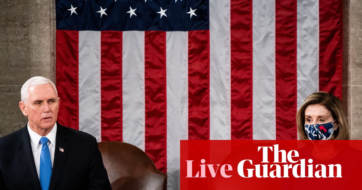 Pence Says He Won T Invoke 25th Amendment In Letter To Pelosi As It Happened Us News The Guardian Pence Says He Won T Invoke 25th Amendment In Letter To Pelosi As It Happened Us News The Guardian