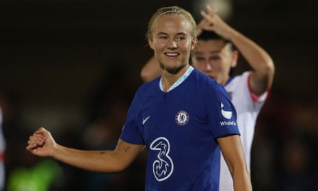 Chelsea v Real Madrid: Women’s Champions League – live | Women's Champions League 4 Pernille Harder smiling