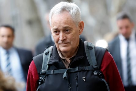 Ian Wilkinson leaves Victoria’s supreme court on Monday