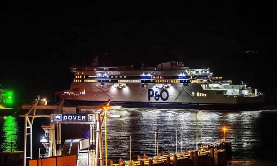 P&amp;O Ferry The Spirit of Britain sets sail as it passed the safety inspection on 22 April and has been doing sea trials at the Port of Dover and now resumes all services from Dover to Calais on 27 April.