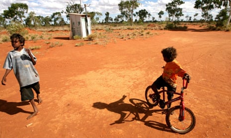 Indigenous children in the Utopia, 200km north of Alice Springs