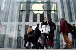 The Apple store on Fifth Avenue, New York.