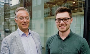 Quentin Bargate and his son Alex