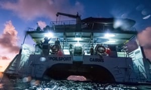 The 30m Spoilsport catamaran was designed by divers for divers.