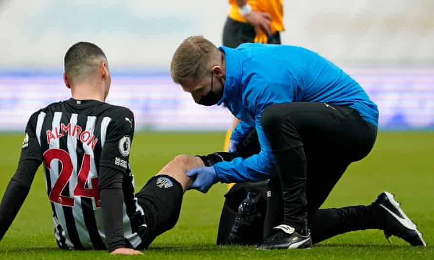 Miguel Almirón could be out for a sustained period.