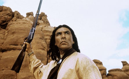Wes Studi in the title role of Geronimo: An American Legend