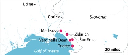 Trieste map