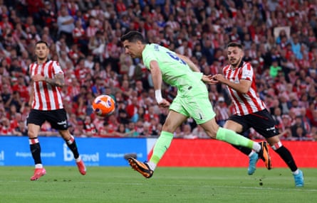 Robert Lewandowski brought up his hundred for Barcelona against Athletic Bilbao last month.