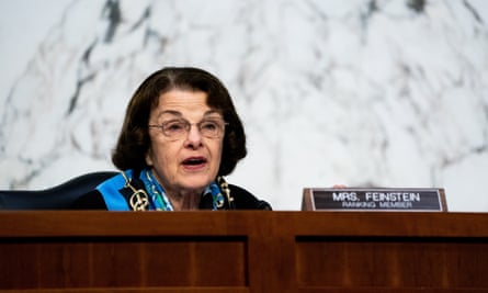 Feinstein speaks on the third day of Judge Amy Coney Barrett’s Senate confirmation hearings.