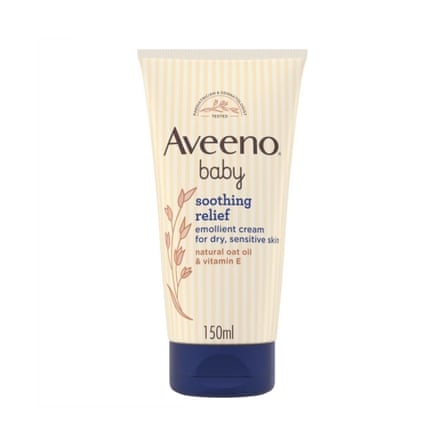 AVEENO Baby Soothing Relief emollient Cream, 150ml tube.