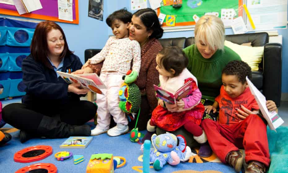 Sure Start centres in some counties are being closed because of cuts
