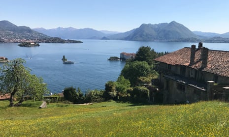 Lake Maggiore and the Borromean islands from Stresa