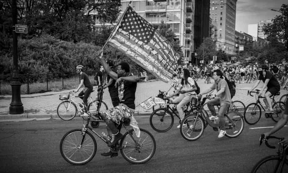 Street Riders NYC member embark on protest route