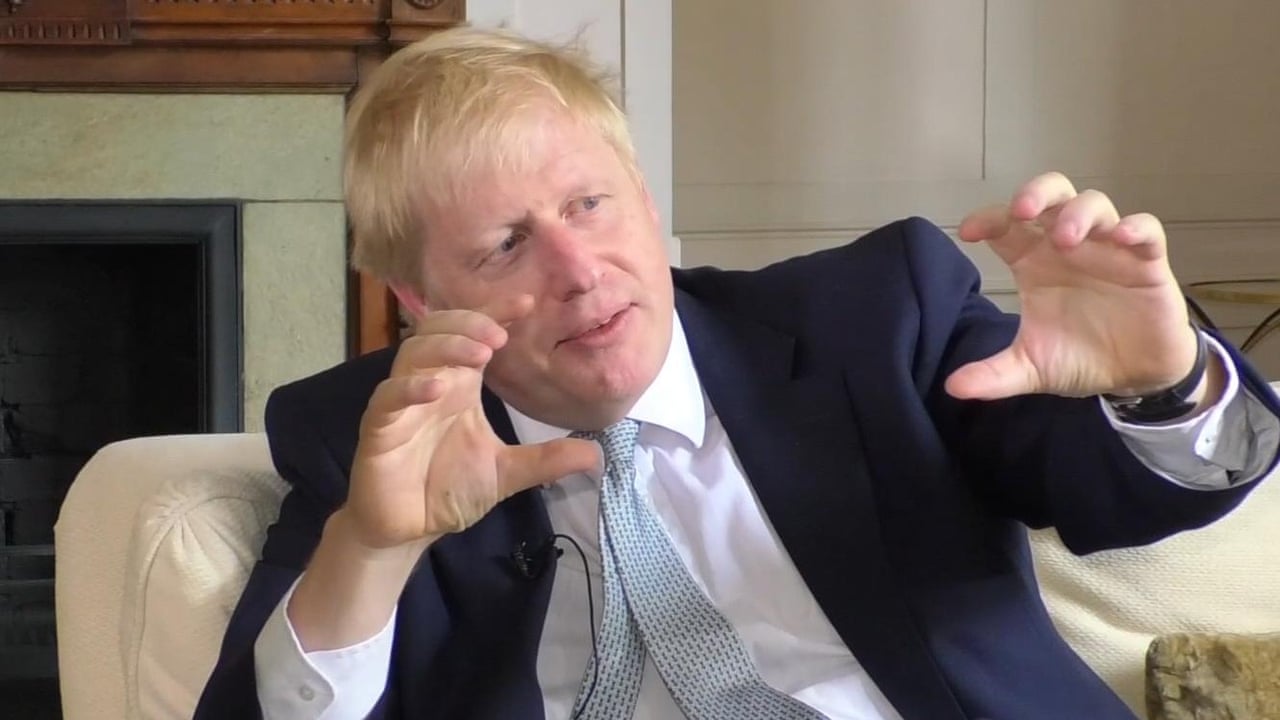 Johnson Says He Makes Models Of Buses To Relax Video Politics The Guardian