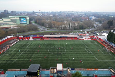 An aerial view of the Lamb, home of Tamworth