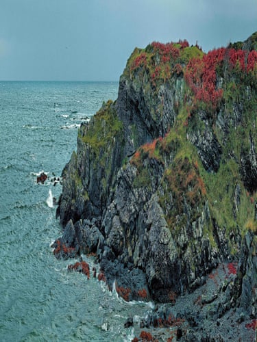 Rock and sea, Isle of Skye, Scotland, a landscape photograph by Albert Watson
