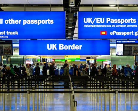 Immigration and passport control, Heathrow