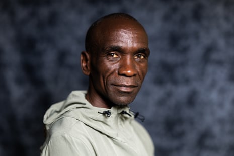 Marathon great Eliud Kipchoge: 'Above all, I'm running for humanity' | Marathon | The Guardian