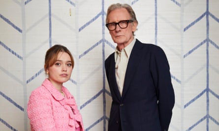 “And Bill said, ‘Don’t go into the hostile parallel world’”: with Bill Nighy with whom she starred in Living.