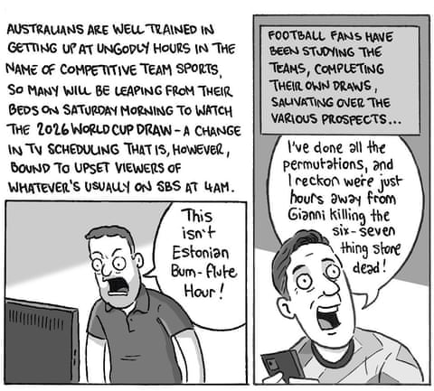 World Cup draw, panel 1