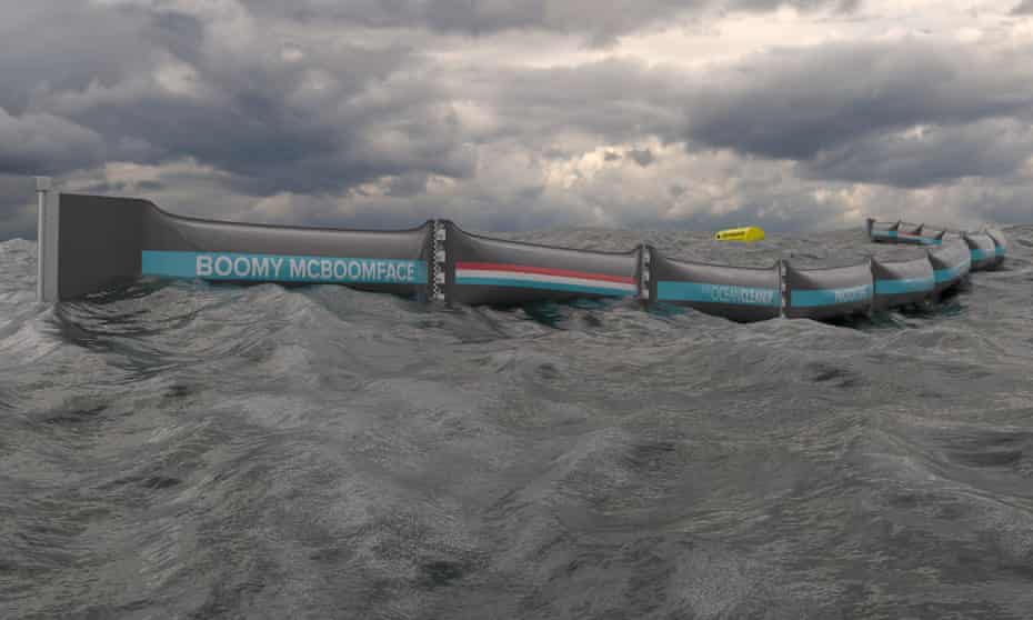 The 100m-long barrier will be towed 20km out to sea for a year of sensor-monitored tests. 