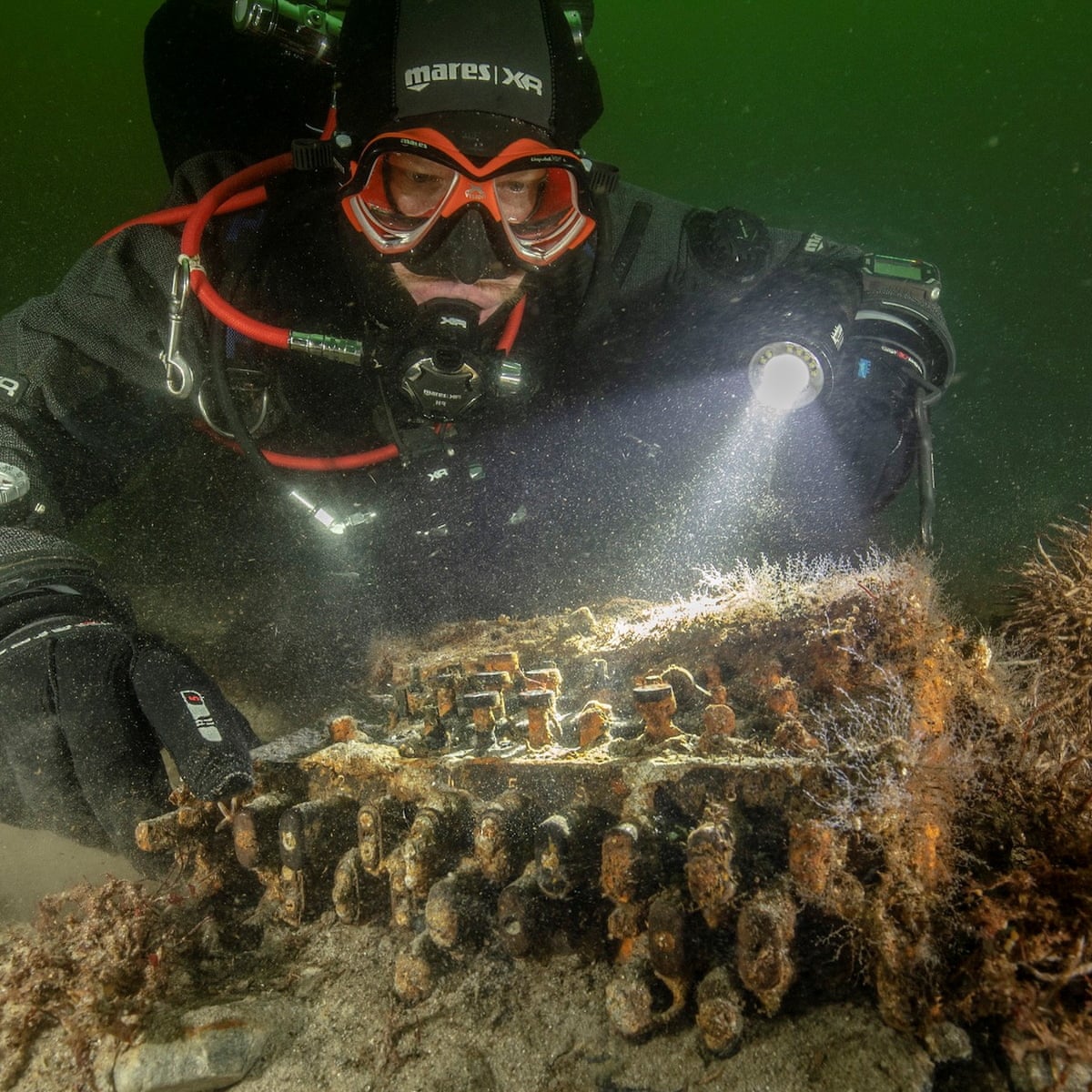 German Museum To Restore Enigma Machine Found On Seabed Germany The Guardian German Museum To Restore Enigma Machine Found On Seabed Germany The Guardian