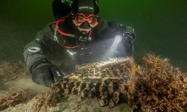 German Museum To Restore Enigma Machine Found On Seabed Germany The Guardian German Museum To Restore Enigma Machine Found On Seabed Germany The Guardian