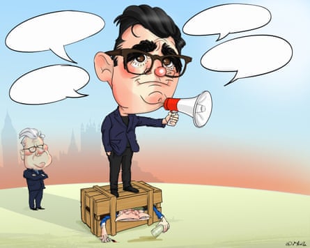 Nicola Jennings on Andy Burnham’s chance to state his case – cartoon