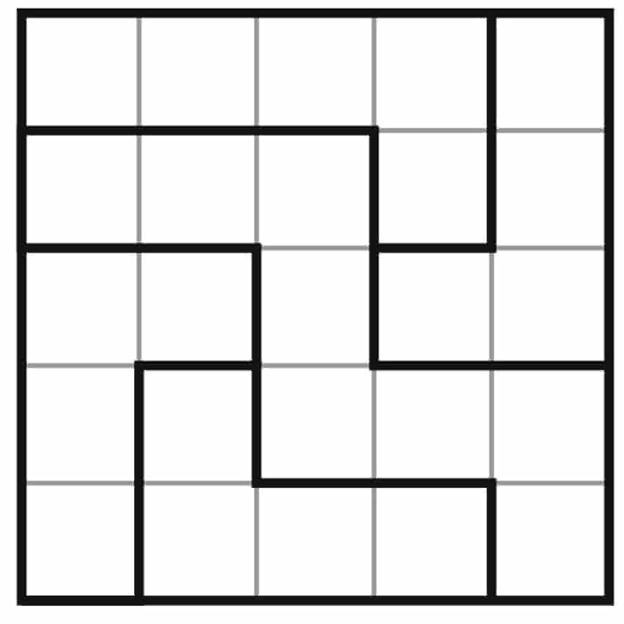 Unknown Sudoku 5x5