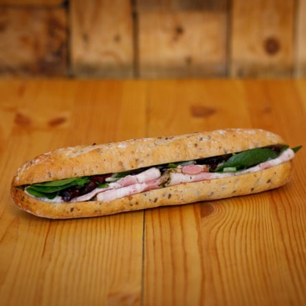 Pret porchetta and sage baguette.