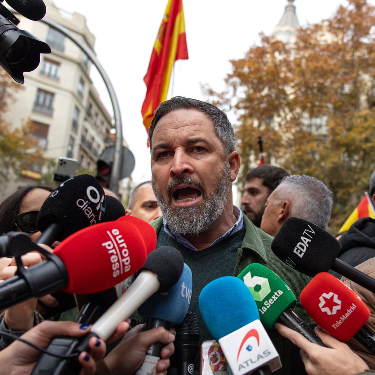 Vox leader's 'strung up' remark about Spain PM referred to public prosecutor | Spain | The Guardian