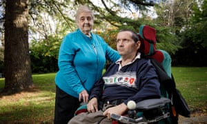 Anne Keat and her son Richard.