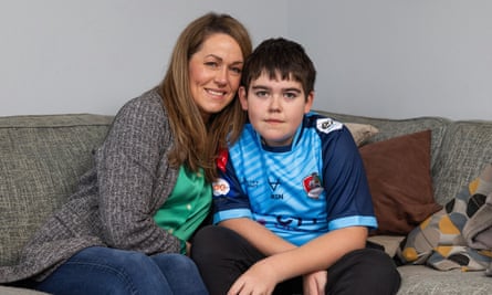‘Anecdotally, there were incredible results’: Hannah Deacon with her son Alfie, whose epileptic seizures were treated with medicinal cannabis.