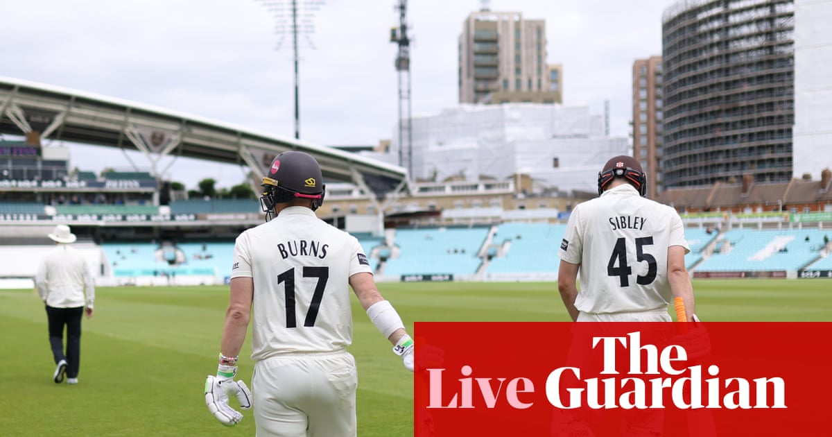 County cricket: Surrey v Hampshire day one, plus T20 Blast updates – live