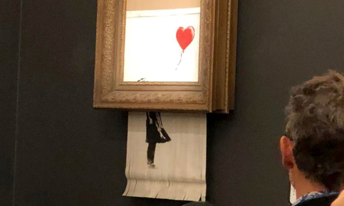 banksy auction stunt leaves art world in shreds banksy the guardian banksy auction stunt leaves art world in shreds banksy the guardian