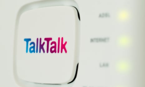 TalkTalk broadband wireless router