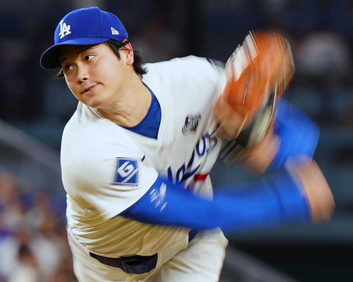 Shohei Ohtani had an off night at the World Series but he still breaks baseball logic | Shohei Ohtani | The Guardian